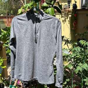 NIKE Dri fit Medium Pre Owned Gray Quarter Zip
